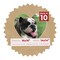 Beige Suede Mat Board for 16x16 Frames - Heart Opening for 14x14 Photos